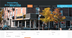 Desktop Screenshot of immeublesdelamorille.com